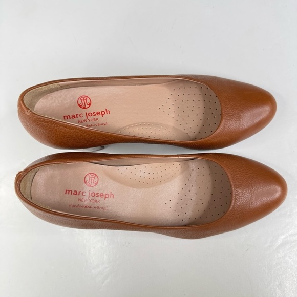 Marc Joseph New York Midtown Brown Leather Pump Size 8 - Picture 2 of 7